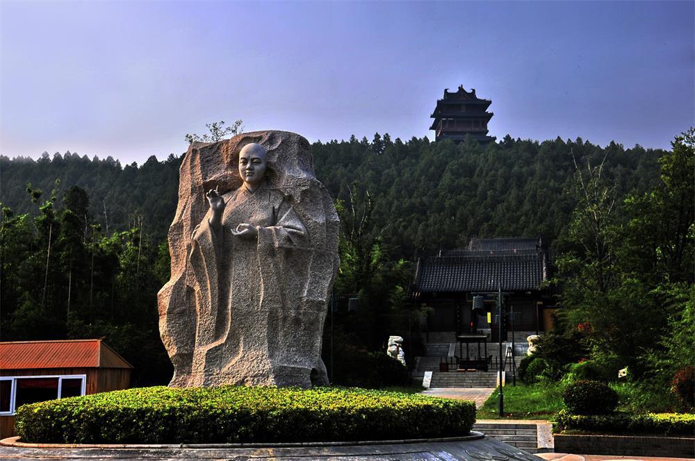 竹林寺南門
